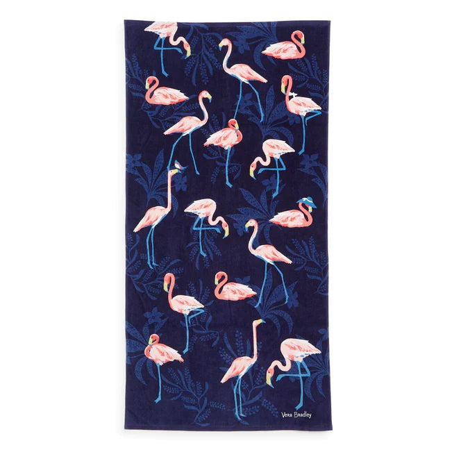 Beach Towel - Flamingo Party