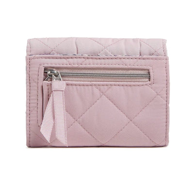 RFID Riley Compact Wallet - Hydrangea Pink