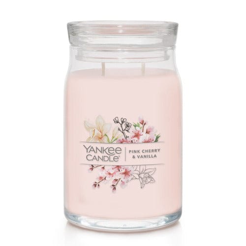 Pink Cherry & Vanilla Signature Large Jar Candle