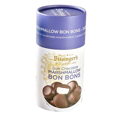 Tube of Bissinger's dark chocolate marshmallow bonbons