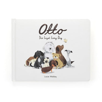 Otto the Loyal Long Dog" children's book by Jellycat.