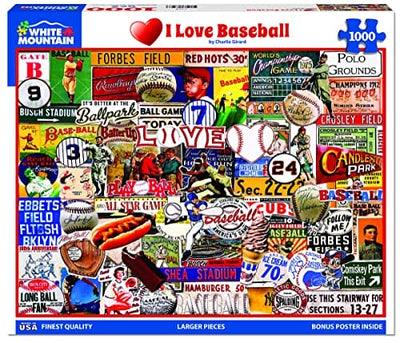 I Love Baseball 1000 pc