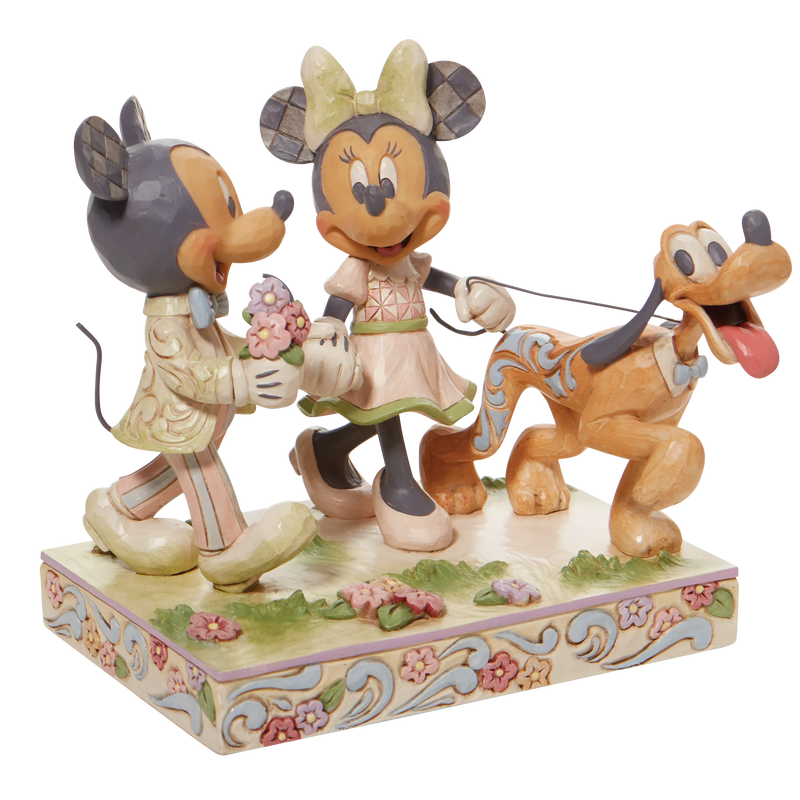 White Woodland Mickey & Minnie