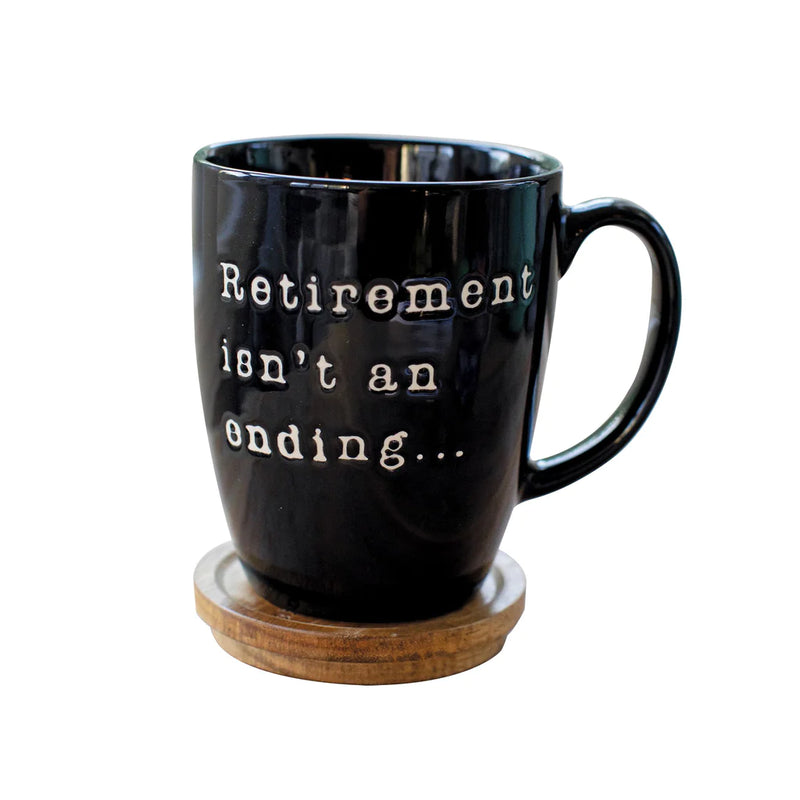 Retirement Mug with Lid Set