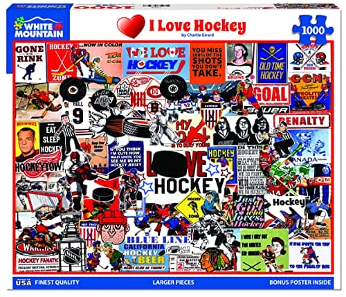 I Love Hockey 1000 pc
