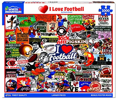 I Love Football 1000 pc