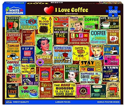 I Love Coffee 1000 pc