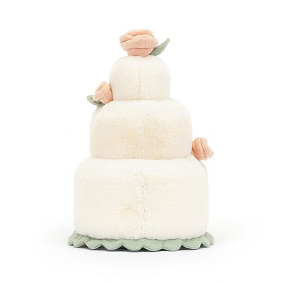 Jellycat Amuseable Wedding Cake plush toy.
