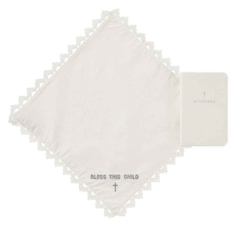 My First Bible Book and Commemorative Handkerchief Set