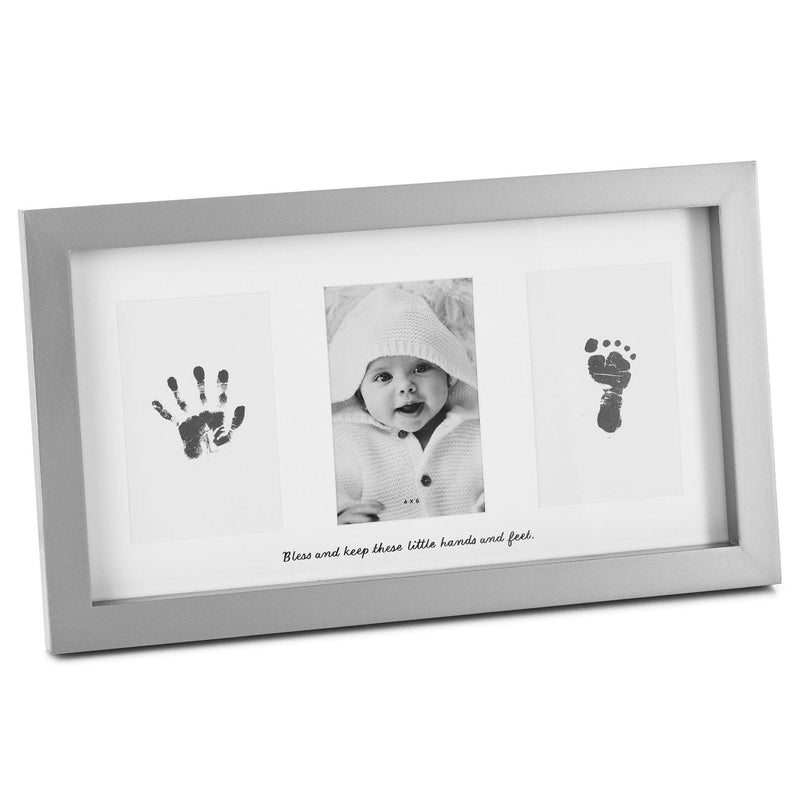 Blessed Baby Handprint & Footprint 4x6 Photo Frame Kit
