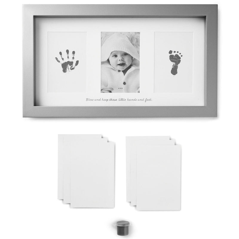 Blessed Baby Handprint & Footprint 4x6 Photo Frame Kit