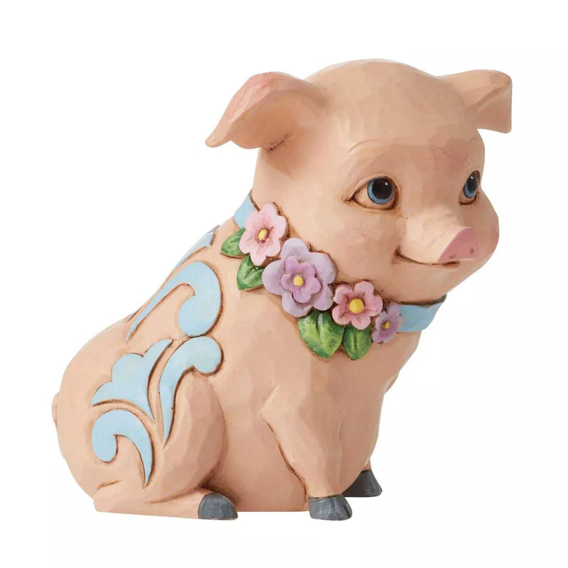 Pig With Flowers Mini