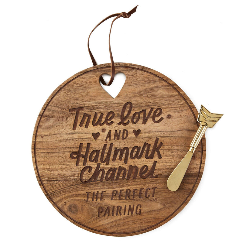 Hallmark Channel True Love Charcuterie Board With Spreader, 12"