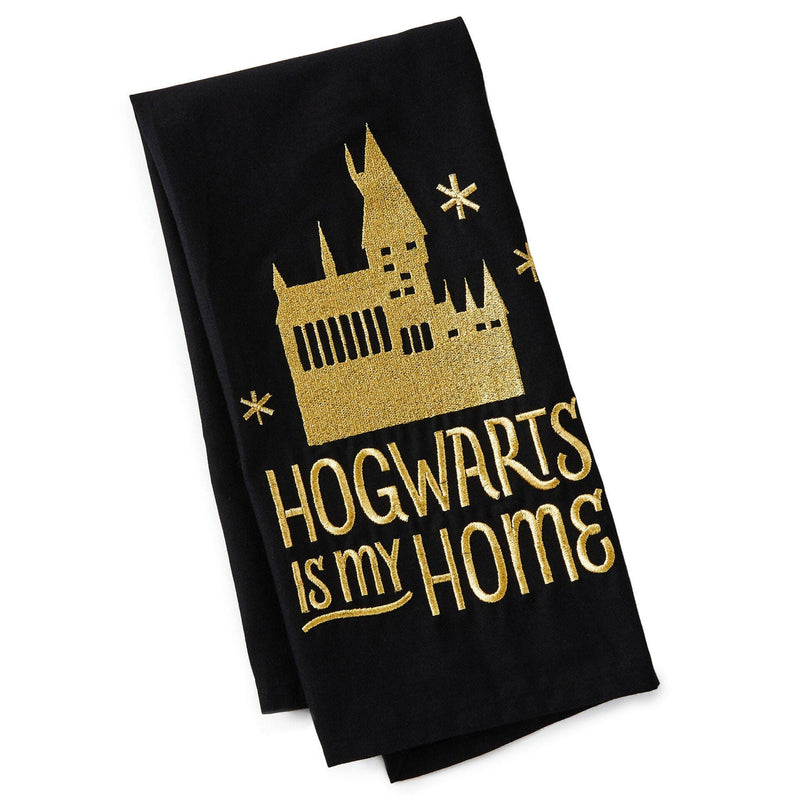 Harry Potter Hogwarts Is My Home Embroidered Tea Towel