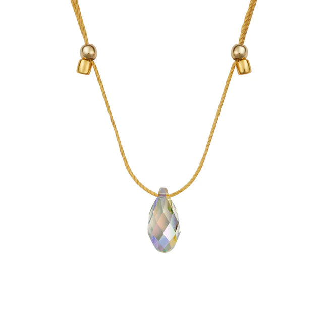 Paradise Light Prism Crystal Necklace Slider