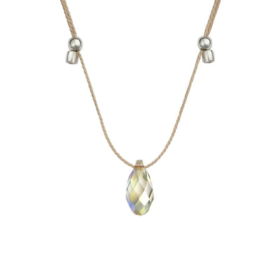 Paradise Light Prism Crystal Necklace Slider