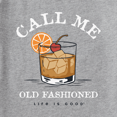 Call Me Old Fashioned Short Sleeve Tee, Men's - Heather Gray