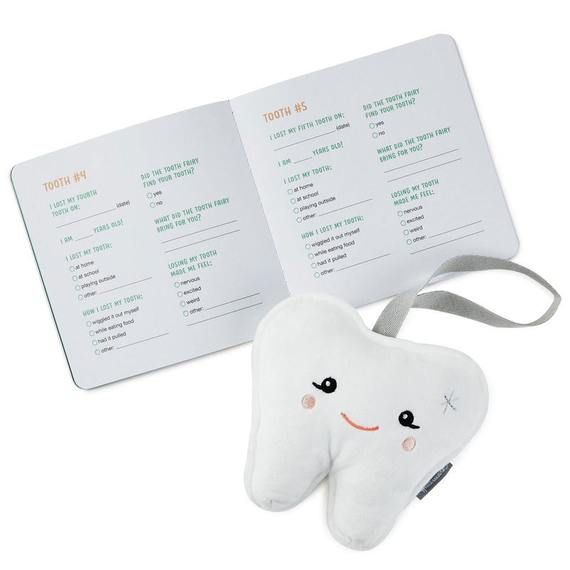 My Lost Tooth Door Hanger Plush with Pocket and Tooth Log