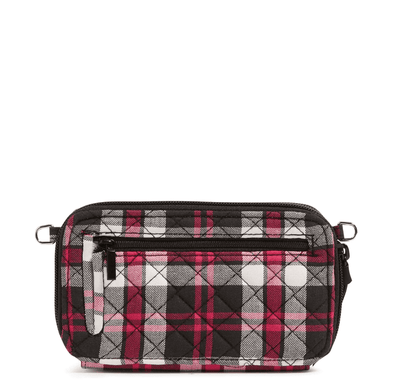 RFID All in One Crossbody - Fireplace Plaid