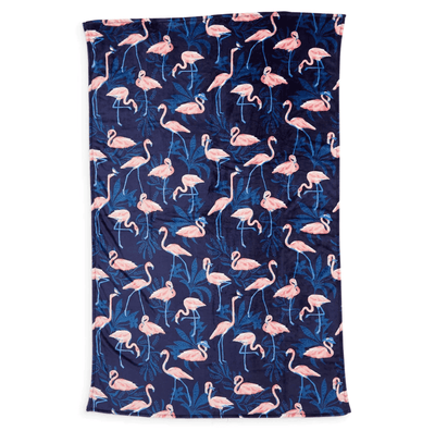 Plush Throw Blanket - Flamingo Party