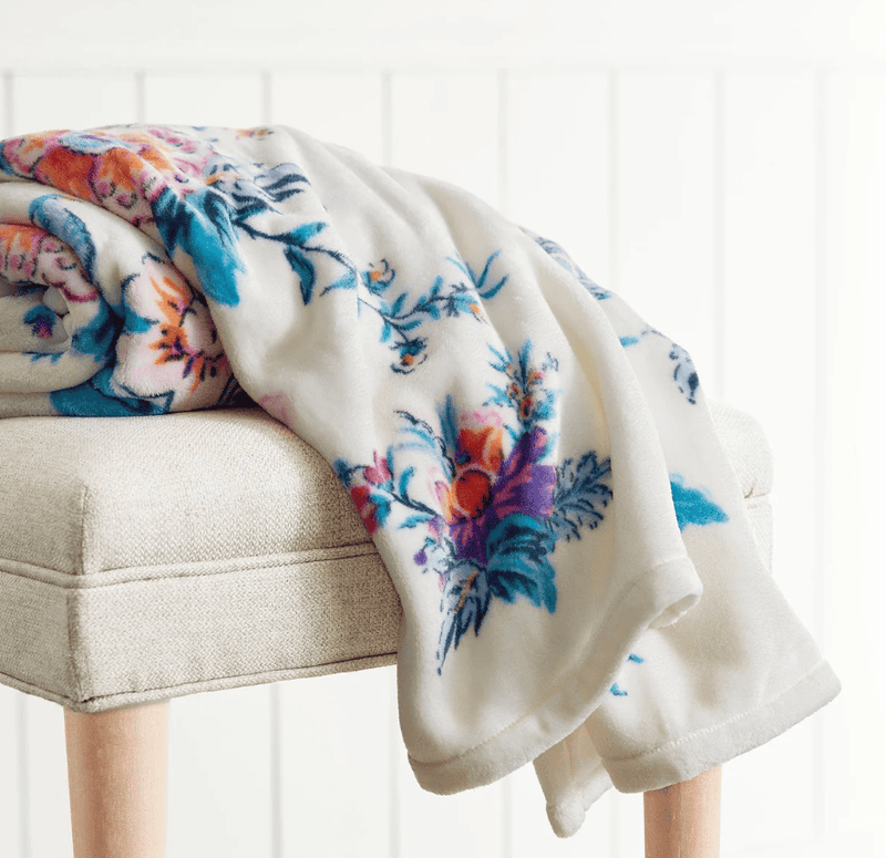 Plush Throw Blanket - Magnifique Floral