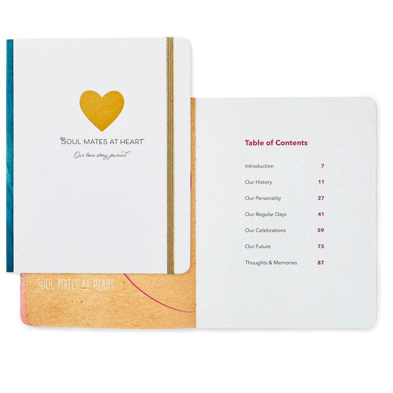 Soul Mates at Heart: Our Love Story Prompted Journal