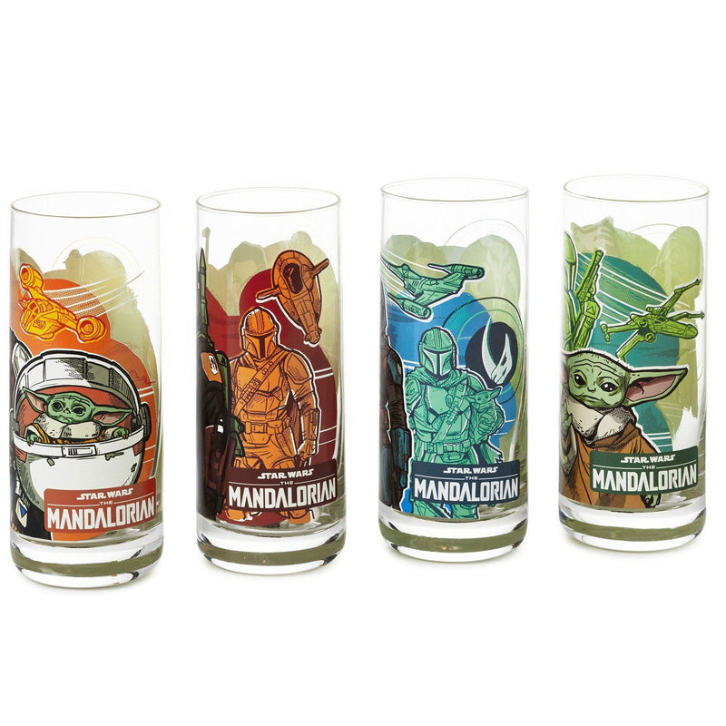 The Mandalorian™ Drinking Glasses, Set of 4