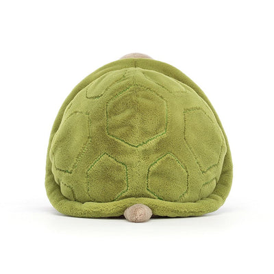 Green shelled stuffed turtle