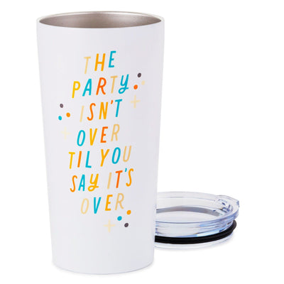 The Party Isn't Over Travel Mug