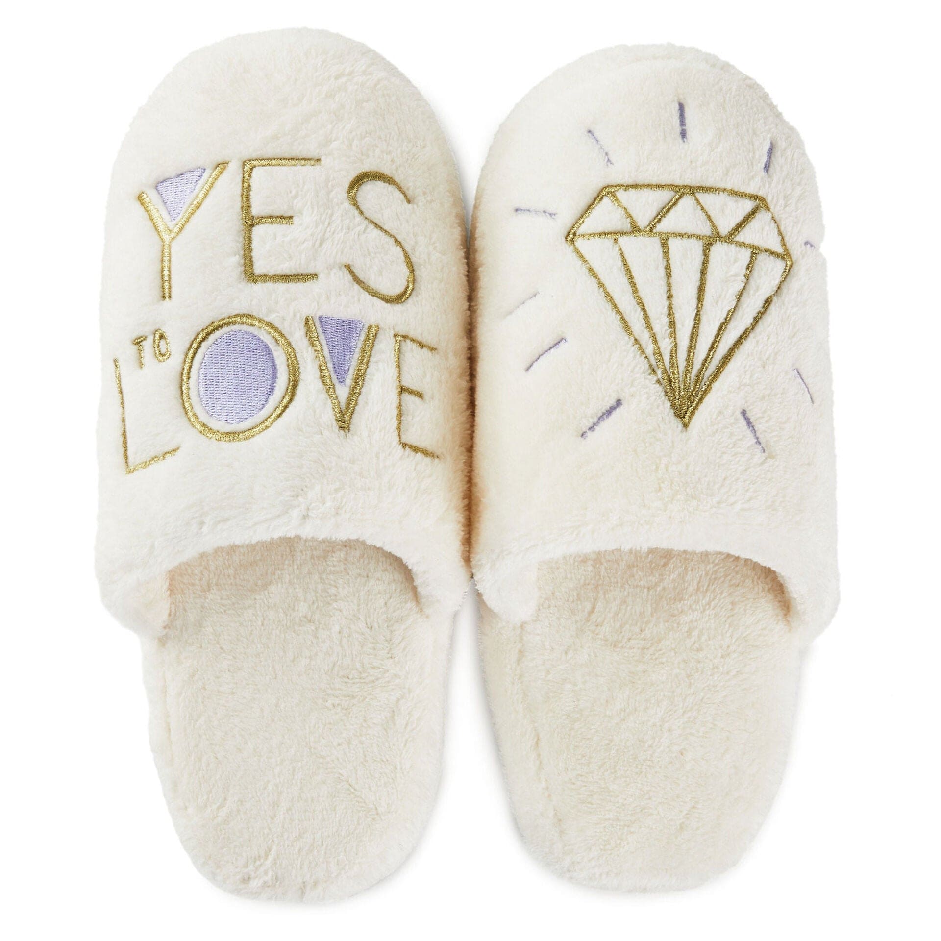 Yes to Love Wedding Slippers with Sound Small Medium