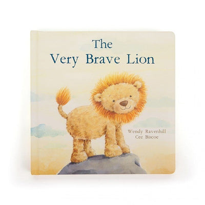 Children's book cover titled 'The Very Brave Lion