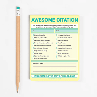 Nifty Notes- Awesome Citation