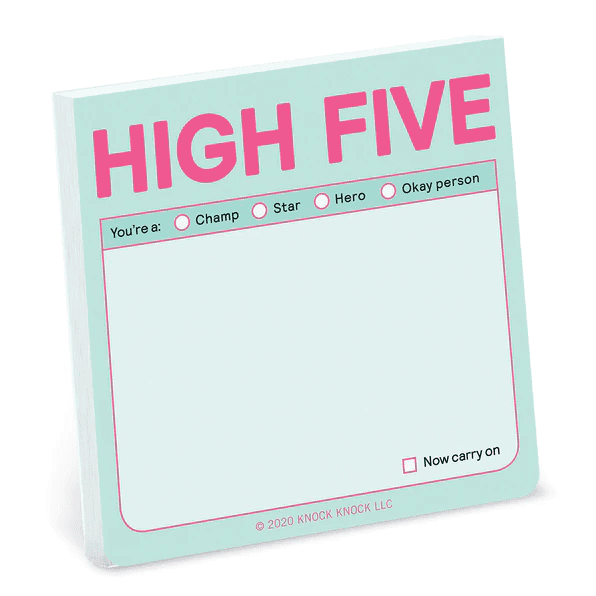 Sticky Notes- High Five
