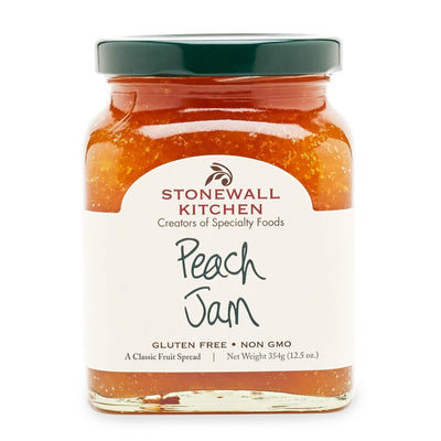 Peach Jam: Made with a bumper crop of juicy, sun-ripened peaches, this delectable jam perfectly captures one of the summer's greatest tastes.