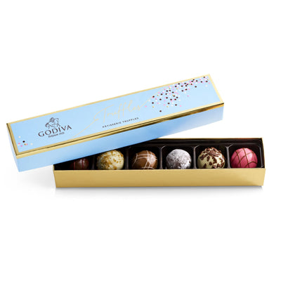 Satisfy their sweet tooth with our innovative chocolate truffles, artfully crafted in flavors inspired by the world's