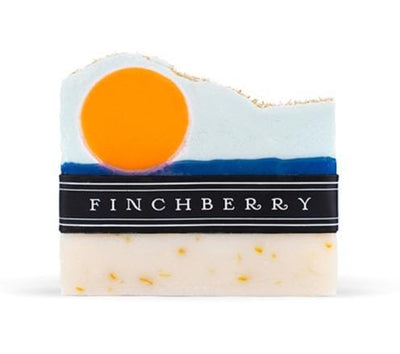We’re happy to provide you with your very own beach sunset view embedded into this fun, refreshing soap.