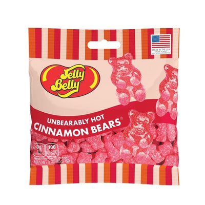 Unbearably HOT Cinnamon Bears, 3 oz., soft, chewy cinnamon bears, available in a variety of colors. 