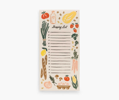 Make your grocery store run a little bit sweeter with Rifle Paper's tear-off Market Pads.