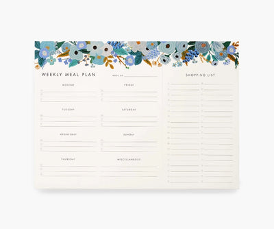 Garden Party Blue Meal Planner Notification