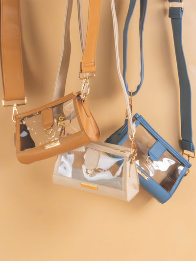 Stadium Clutch - Creme