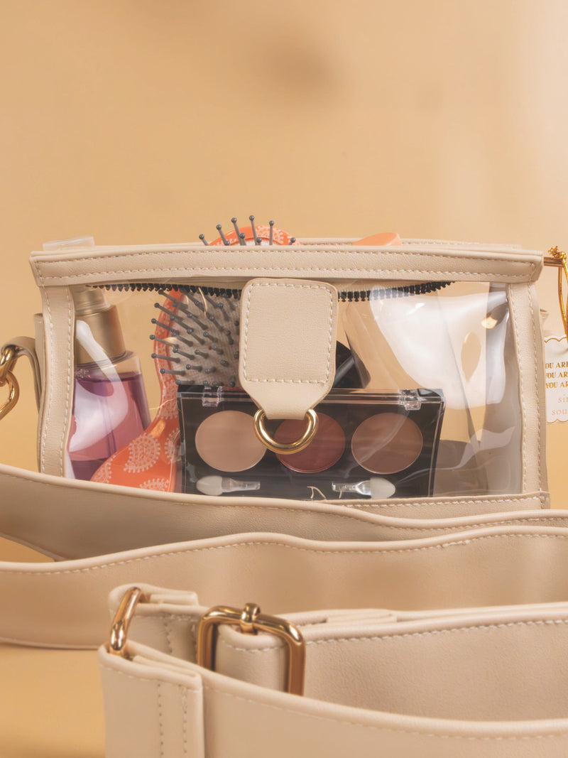 Stadium Clutch - Creme