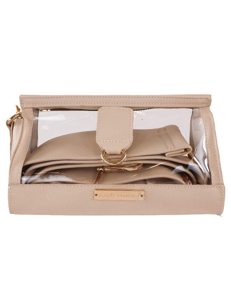 Stadium Clutch - Creme