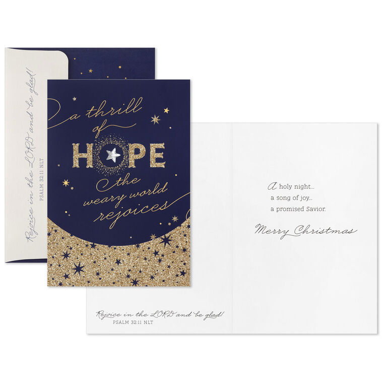 DaySpring A Thrill of Hope Boxed Christmas Cards, Pack of 12