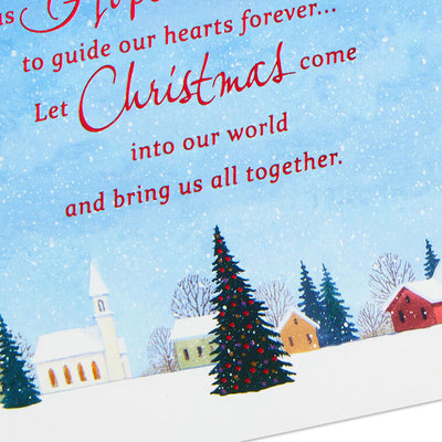Country Church Scene Boxed Christmas Cards, Pack of 40