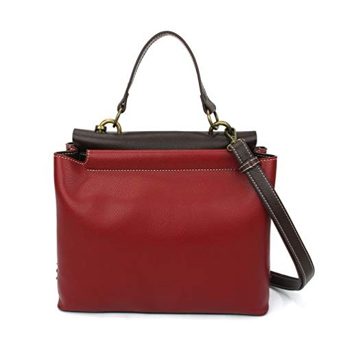 Charming Satchel- Burgundy