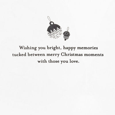 UNICEF Spruce Tree on Black Boxed Christmas Cards, Pack of 20