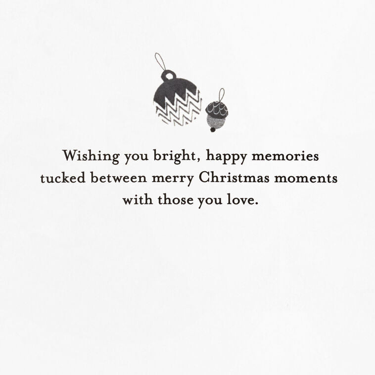 UNICEF Spruce Tree on Black Boxed Christmas Cards, Pack of 20