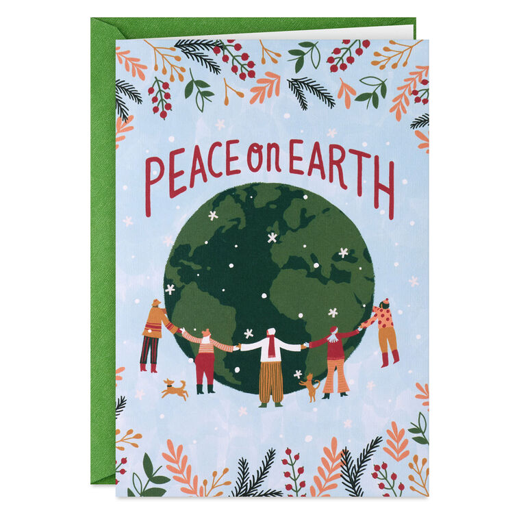 Peace on Earth Boxed Christmas Cards, Pack of 16