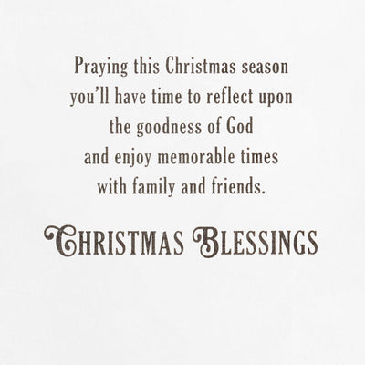 Be Still and Know Snowy Landscape Religious Boxed Christmas Cards, Pack of 16