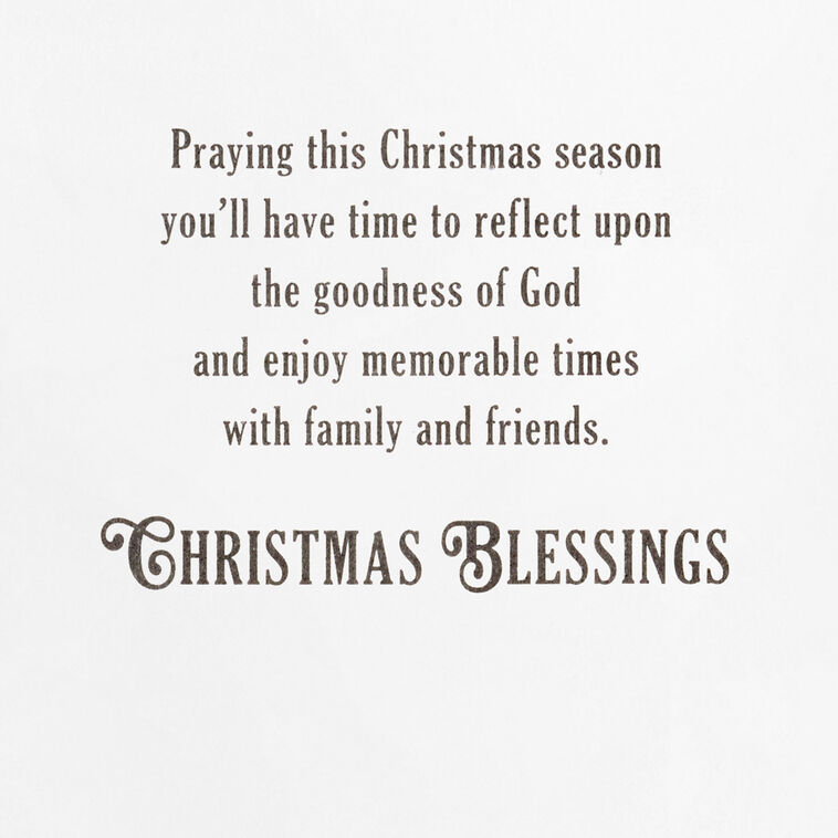 Be Still and Know Snowy Landscape Religious Boxed Christmas Cards, Pack of 16